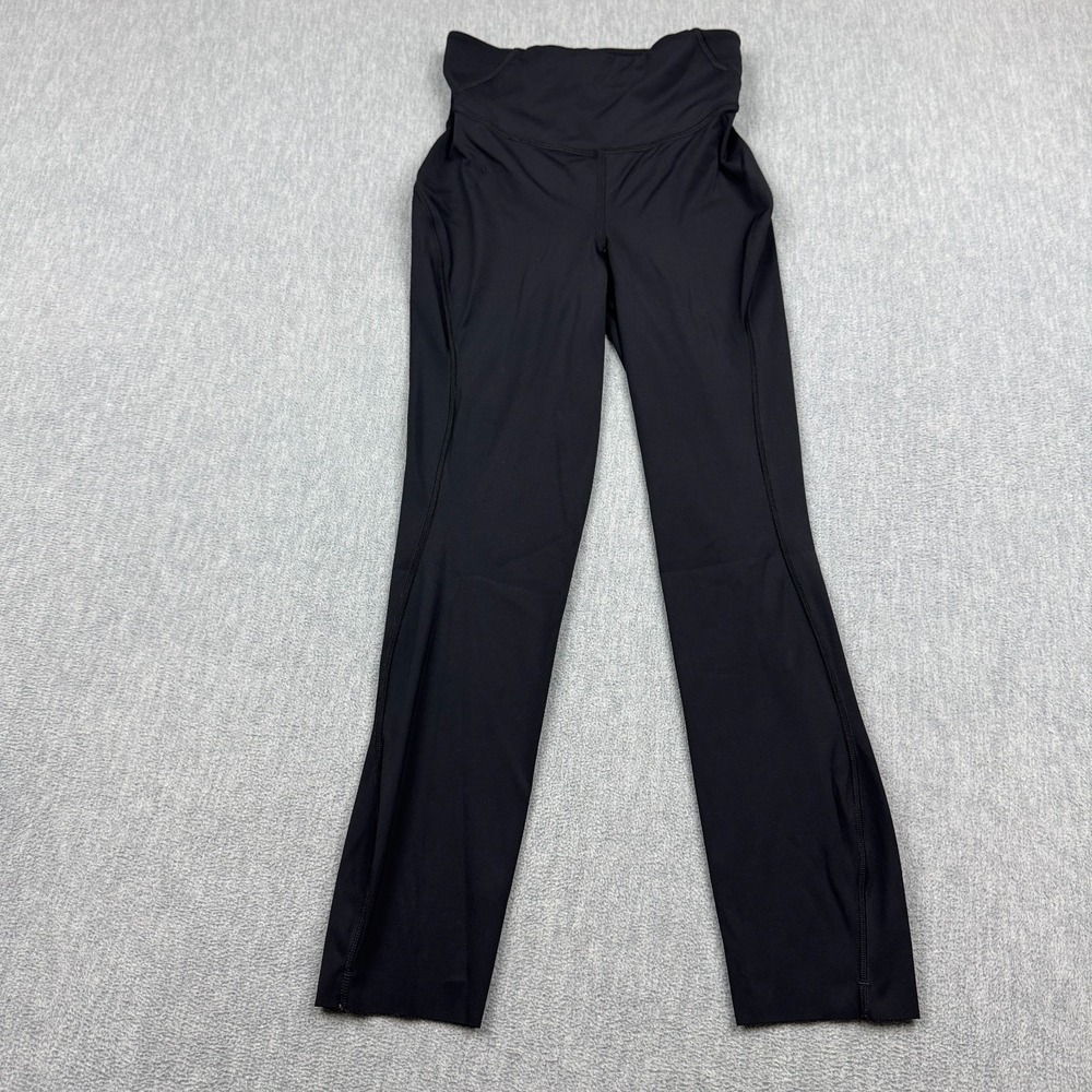 Lululemon Leggings Women 2 Black Base Pace High-Rise Crop 23" Yoga Gym Pants